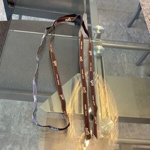 Hermes Brown Ribbon Hair Accessory